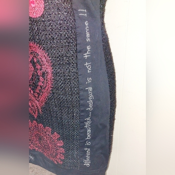 Desigual Sparkling Heart Accents Scarlett Dress EUR 24 - Picture 5 of 11